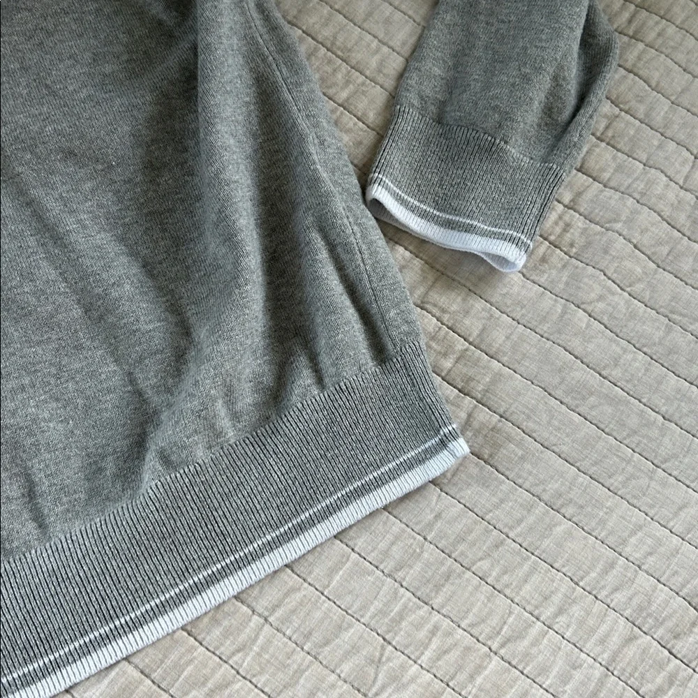 Michael Kors men’s gray 100% cotton classic crew neck sweater large​